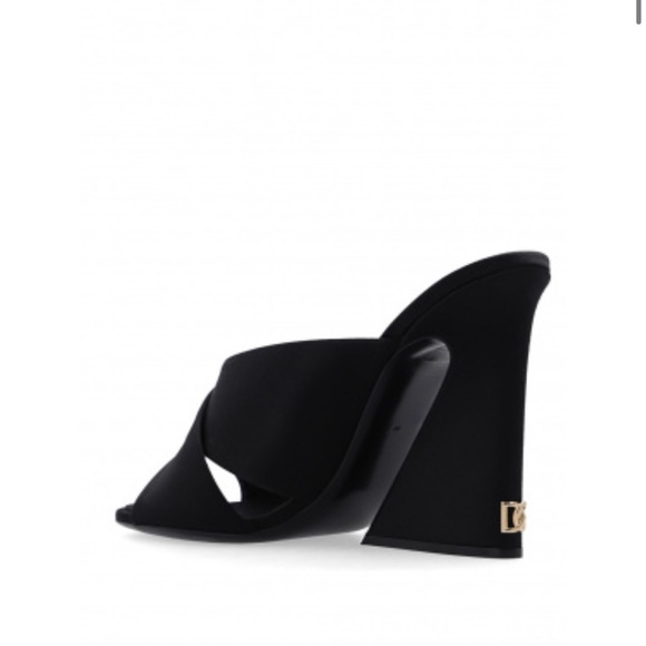 Dolce & Gabbana Kiara 105 Black Slides - Picture 7 of 15